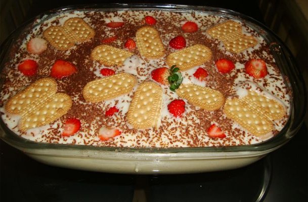 PAVÊ de BOLACHA DE MAIZENA SENSACIONAL!!